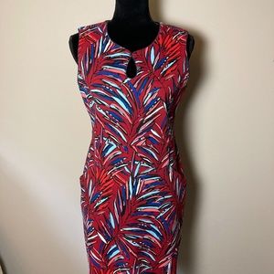 Lands End Sleeveless Dress, Red, size 10P